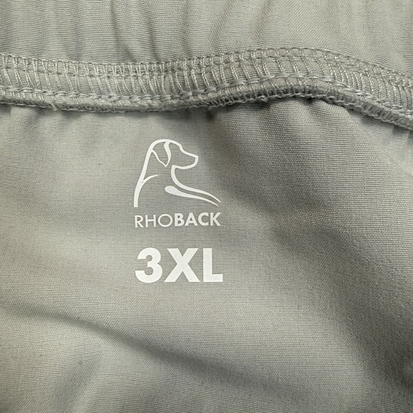 Rhoback Men's Delta Performance Joggers Pants Size 3XL Ghost Gray Pockets NWT - Picture 6 of 9